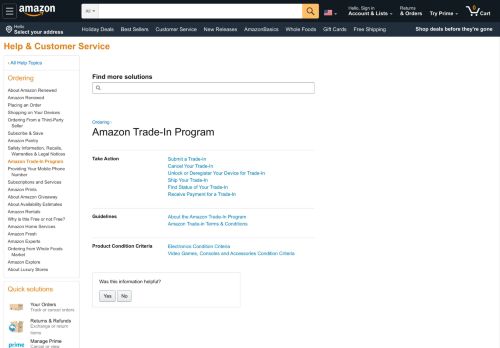 
                            4. Amazon.com Help: Amazon Trade-In Program
