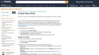 
                            10. Amazon.com Help: Enable Alexa Skills