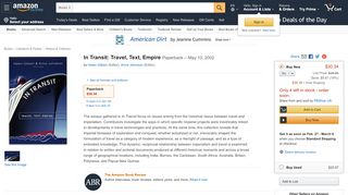 
                            7. Amazon.com: In Transit: Travel, Text, Empire (9780820456997 ...