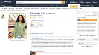 
                            4. Amazon.com: Interweave Knits: F+W Media: Kindle Store