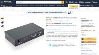 
                            7. Amazon.com: IP Power 9258T 4 Outlet Remote Network Power Web ...