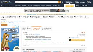 
                            4. Amazon.com: Japanese from Zero! 1: Proven Techniques to Learn ...