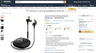 
                            3. Amazon.com: Jaybird X2 Sport Wireless Bluetooth Headphones ...