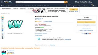 
                            6. Amazon.com: Kidzworld: Kids Social Network: Appstore for Android