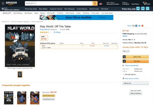 
                            6. Amazon.com: Klay World: Off The Table: Robert Benfer: Movies & TV