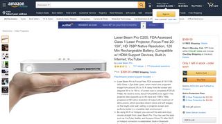 
                            6. Amazon.com: Laser Beam Pro C200, FDA Assessed Class 1 Laser ...