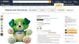 
                            11. Amazon.com: LeapFrog My Pal Scout: Toys & Games
