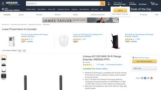 
                            11. Amazon.com: Linksys AC1200 MAX Wi-Fi Range Extender (RE6500 ...