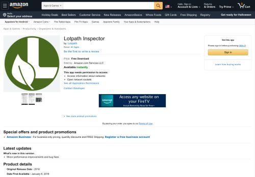 
                            11. Amazon.com: Lotpath Inspector: Appstore for Android