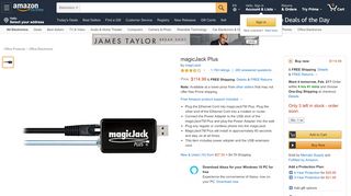 
                            4. Amazon.com : magicJack Plus : Telephone Accessory : Electronics