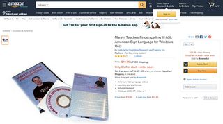 
                            8. Amazon.com: Marvin Teaches Fingerspelling III ASL American Sign ...