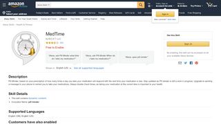 
                            12. Amazon.com: MedTime: Alexa Skills