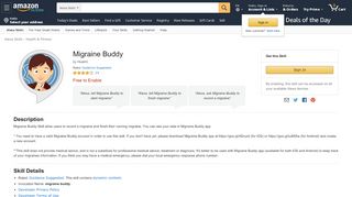 
                            9. Amazon.com: Migraine Buddy: Alexa Skills