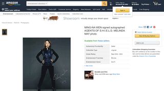 
                            12. Amazon.com: MING-NA WEN signed autographed AGENTS OF ...