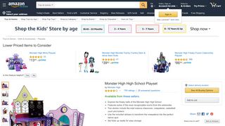 
                            9. Amazon.com: Monster High High School Playset: Toys & Games