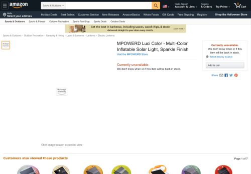 
                            3. Amazon.com : MPOWERD Luci Color - Multi Color Inflatable Solar ...