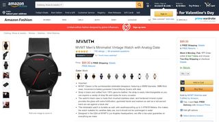 
                            4. Amazon.com: MVMT Classic Watches | 45 MM Men's Analog ...