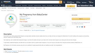 
                            12. Amazon.com: My Pregnancy from BabyCenter: Alexa Skills