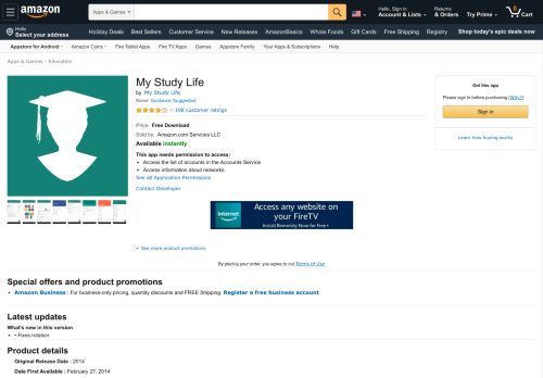 
                            9. Amazon.com: My Study Life: Appstore for Android