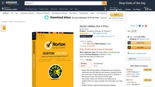 
                            8. Amazon.com: Norton Utilities (For 3 PCs): Norton: Software