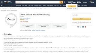 
                            13. Amazon.com: Ooma (Phone and Home Security): Alexa Skills