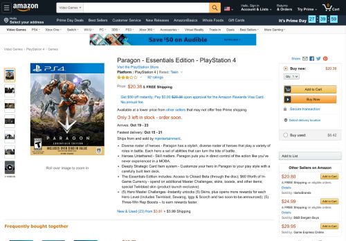 
                            11. Amazon.com: Paragon - Essentials Edition - PlayStation 4: Sony ...