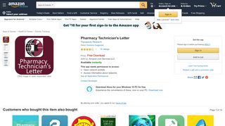 
                            9. Amazon.com: Pharmacy Technician's Letter: Appstore for Android