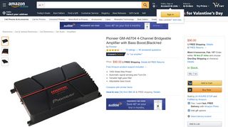 
                            8. Amazon.com: Pioneer GM-A6704 4-Channel Bridgeable Amplifier with ...