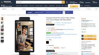 
                            10. Amazon.com: Portal Plus from Facebook. Smart, Hands-Free Video ...