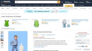 
                            7. Amazon.com : Potty Training Urinal for Boys : Toilet Training Potties ...