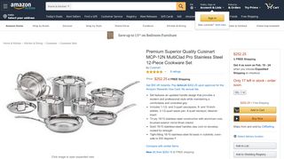 
                            5. Amazon.com: Premium Superior Quality Cuisinart MCP-12N MultiClad ...