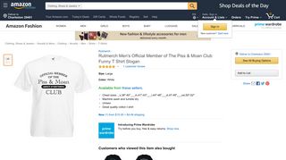 
                            6. Amazon.com: Rutmerch Men's Official Member of The Piss & Moan ...