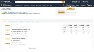 
                            7. Amazon.com Seller Profile: AskMeBuy
