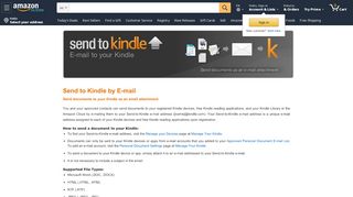 
                            9. Amazon.com: Send to Kindle by E-mail