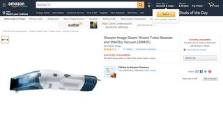 
                            11. Amazon.com: Sharper Image Steam Wizard Turbo Steamer and Wet ...
