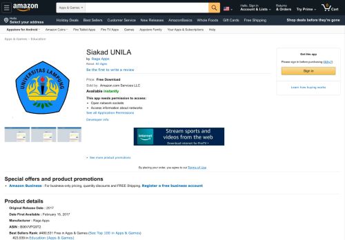 
                            12. Amazon.com: Siakad UNILA: Appstore for Android