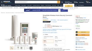 
                            9. Amazon.com: SimpliSafe Wireless Home Security Command Bravo ...