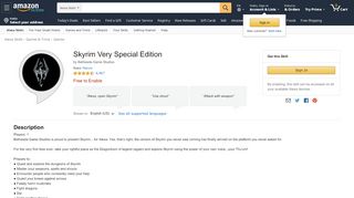 
                            13. Amazon.com: Skyrim Very Special Edition: Alexa Skills