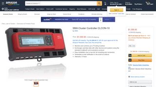 
                            12. Amazon.com : SMA Cluster Controller CLCON-10 : Garden ...
