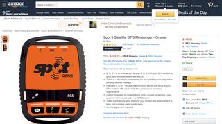 
                            8. Amazon.com: Spot 3 Satellite GPS Messenger - Orange: Sports ...