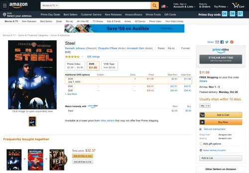 
                            7. Amazon.com: Steel: Shaquille O'Neal, Annabeth Gish, Richard ...