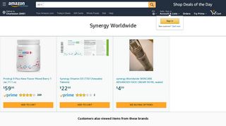 
                            9. Amazon.com: Synergy Worldwide: Stores