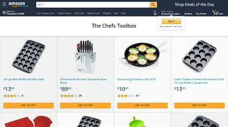 
                            11. Amazon.com: The Chefs Toolbox: Stores