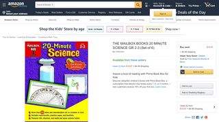 
                            13. Amazon.com: THE MAILBOX BOOKS 20 MINUTE SCIENCE GR 2-3 ...