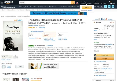 
                            13. Amazon.com: The Notes: Ronald Reagan's Private Collection of ...