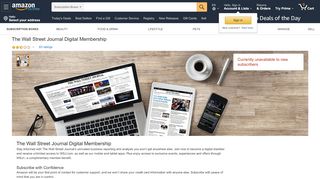 
                            9. Amazon.com: The Wall Street Journal Digital Membership ...