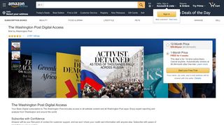 
                            4. Amazon.com: The Washington Post Digital Access: Memberships ...