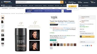 
                            11. Amazon.com: TOPPIK Hair Building Fibers, Dark Brown, 0.42 oz ...