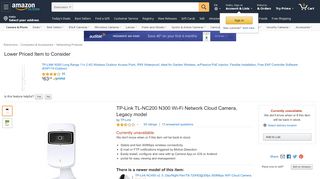 
                            10. Amazon.com : TP-Link TL-NC200 N300 Wi-Fi Network Cloud Camera ...