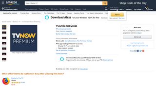 
                            7. Amazon.com: TVNOW PREMIUM: Appstore for Android
